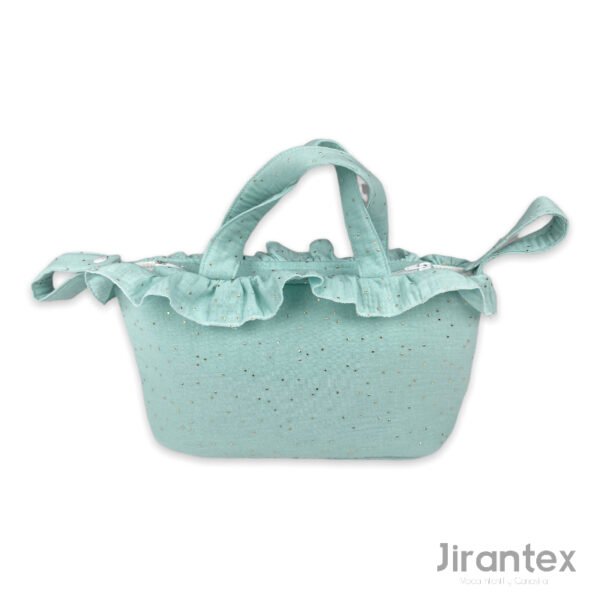 Bolso Nido Bambula Brillo + Volantes