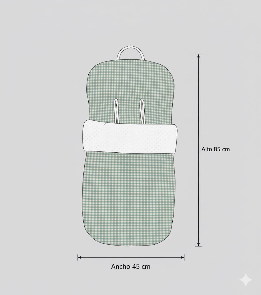 Saco Silla Bee Vichy - Imagen 6